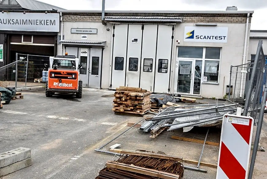 Otrreiz pagarina Grobiņas tehniskās apskates stacijas pārbūves termiņu (Kurzeme)