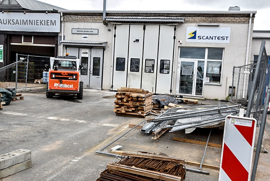 Otrreiz pagarina Grobiņas tehniskās apskates stacijas pārbūves termiņu (Kurzeme)