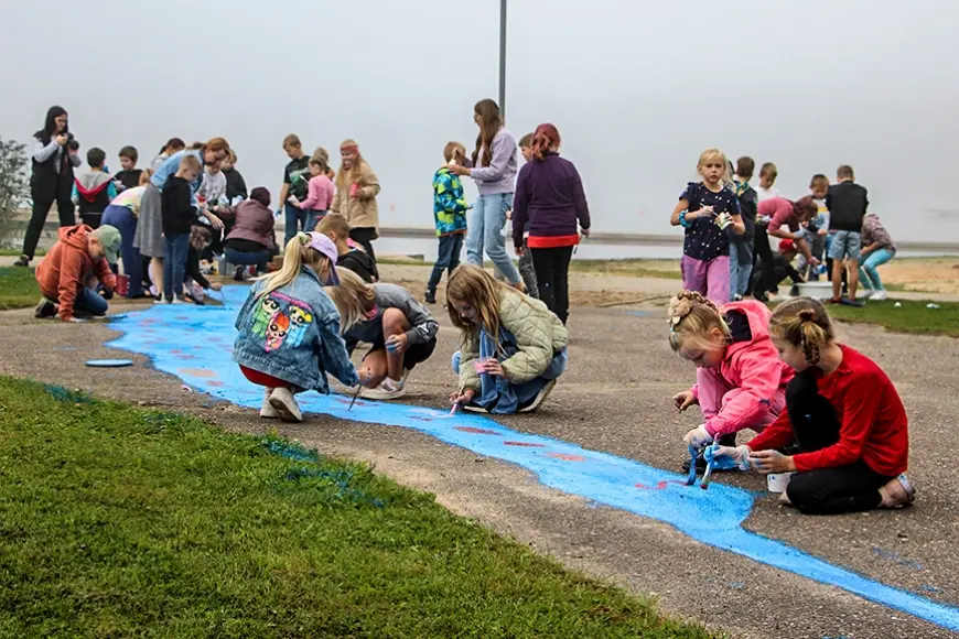Pie Limbažu Lielezera tapis izglītojošs vides objekts