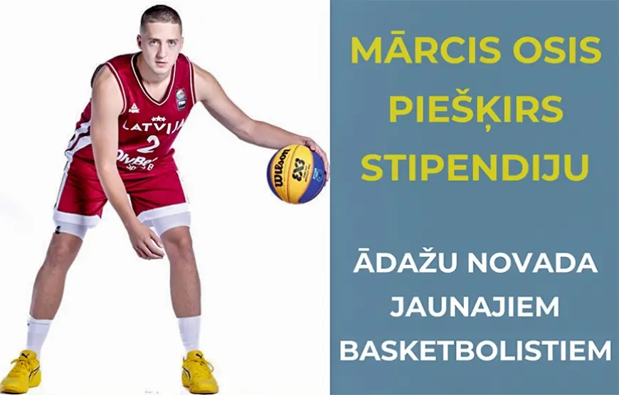 Ādažu jaunajiem basketbolistiem – Mārča Oša stipendija (Vidzeme)