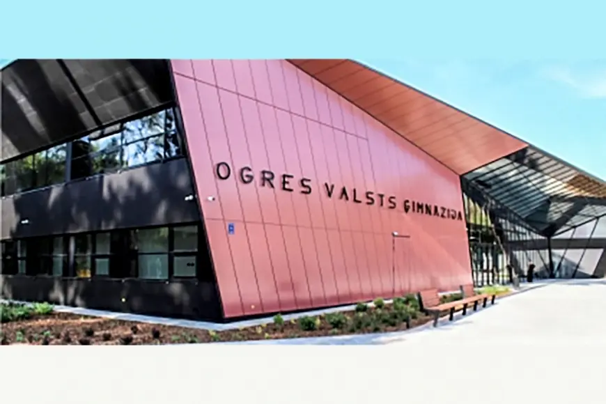 Ogres Valsts ģimnāzija – energoefektīvākā publiskā ēka Latvijā 2024 (Vidzeme)