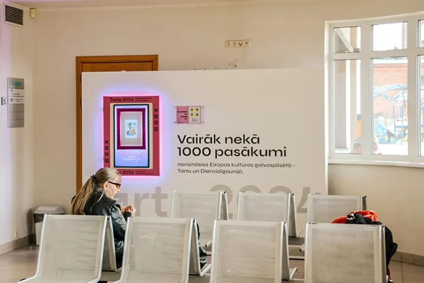 Valmieras autoostā – «Eiropas kultūras galvaspilsēta Tartu 2024» mākslas mini galerija (Vidzeme)