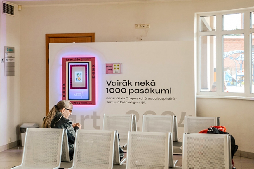 Valmieras autoostā – «Eiropas kultūras galvaspilsēta Tartu 2024» mākslas mini galerija (Vidzeme)