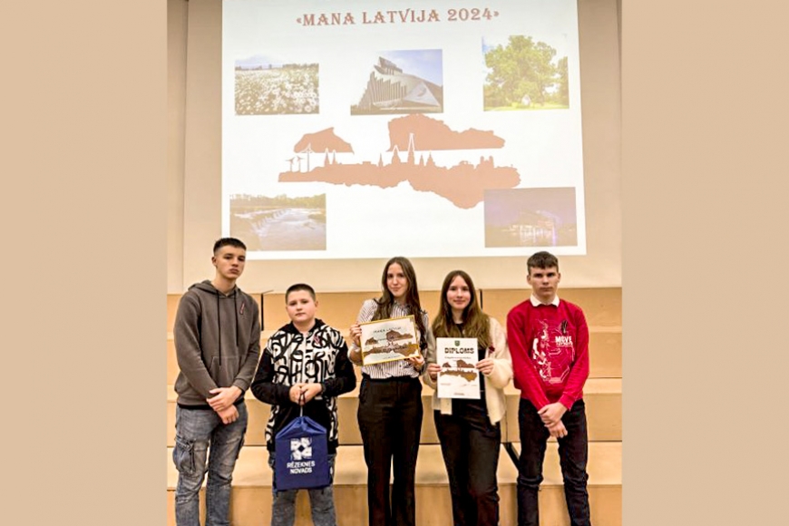 Konkursā “Mana Latvija” uzvaras laurus plūc Gaigalavas pamatskolas komanda (Latgale)
