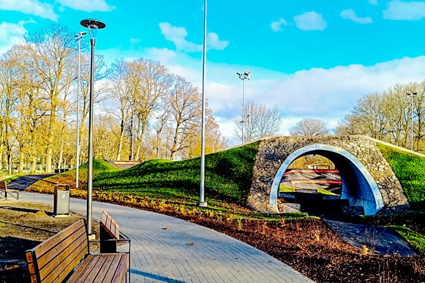 Uzbūvēts aktīvās atpūtas veloparks (Kurzeme)