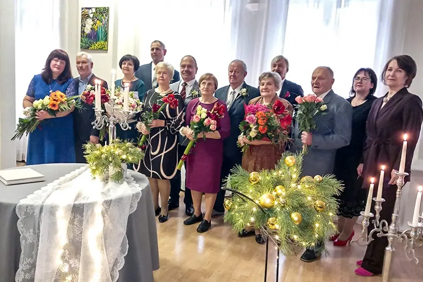 Puikules muižā sumina ilgu kopdzīvi