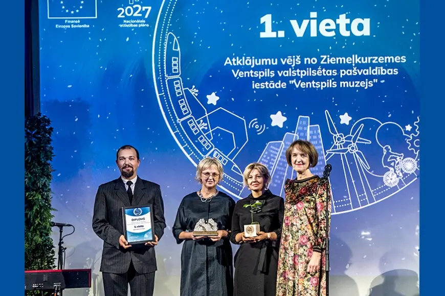 Ventspils muzejs saņem “Reģionu zvaigznes” balvu (Kurzeme)