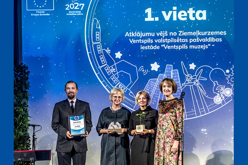 Ventspils muzejs saņem “Reģionu zvaigznes” balvu (Kurzeme)