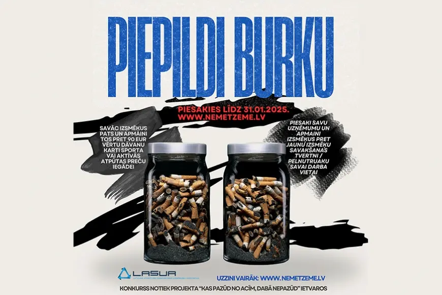 Izsludina vides ilgtspējas konkursu «Piepildi burku»