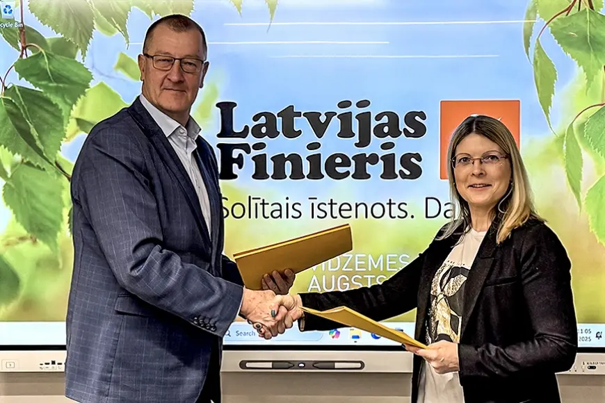 «Latvijas Finieris» un ViA apvieno spēkus robotikas un mehatronikas izglītības attīstībai (Vidzeme)