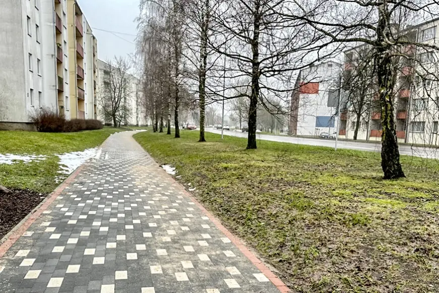 Rekonstruēta Dundagas iela Talsos (Kurzeme)