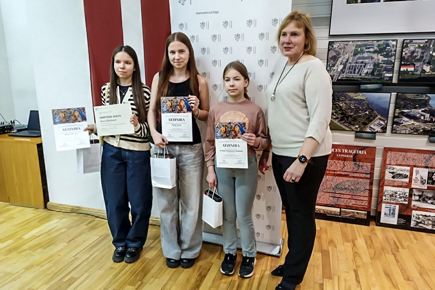 Mūsu novada skolnieces – starptautiskā konkursa «Lidice» Latvijas kārtas laureātes