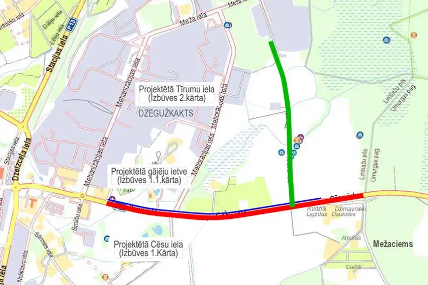 Viss gatavs, lai sāktu Cēsu un Tīrumu ielas pārbūvi Limbažos