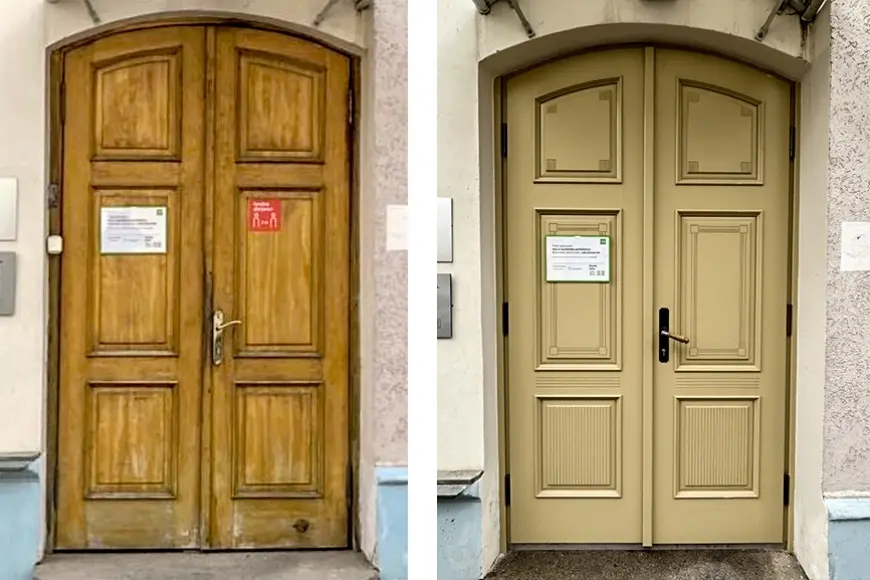 Ēku atjaunošanā svarīgas detaļas (Kurzeme)