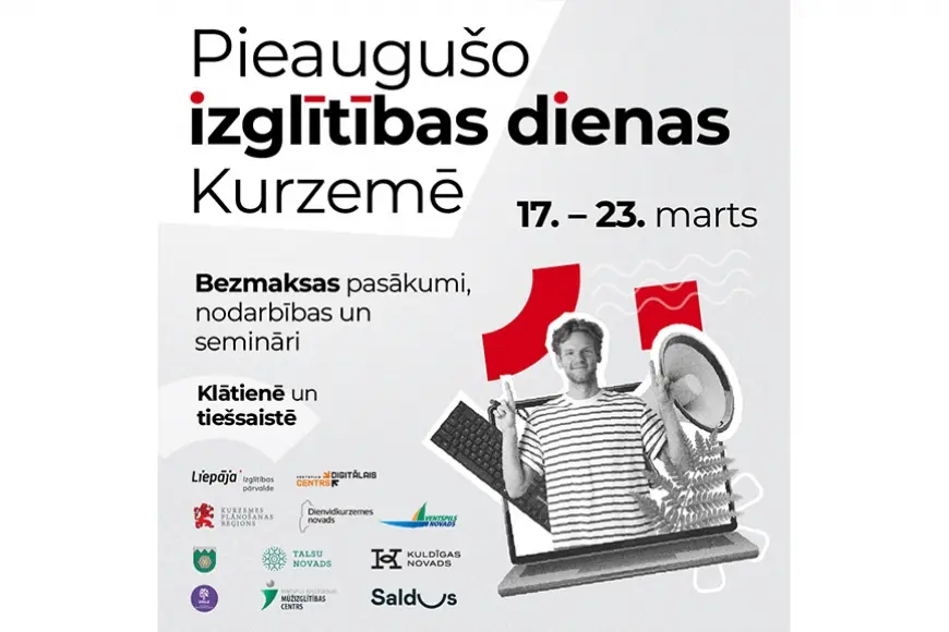 Iepazīs pieaugušo izglītības daudzveidību (Kurzeme)