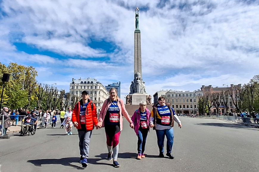 Arī limbažnieki piedalās «Iekļaujošajā maratonā»