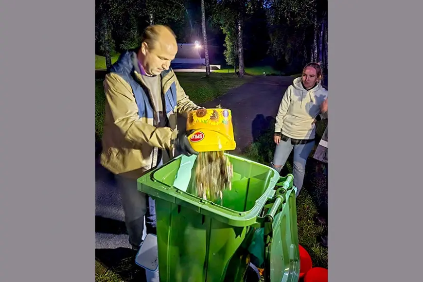 Limbažos aizvadīta pirmā Spānijas kailgliemežu lasīšanas talka