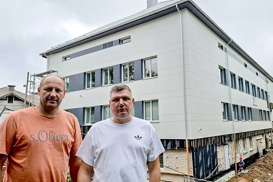 Limbažu poliklīnikas ēkas siltināšana tuvojas noslēgumam