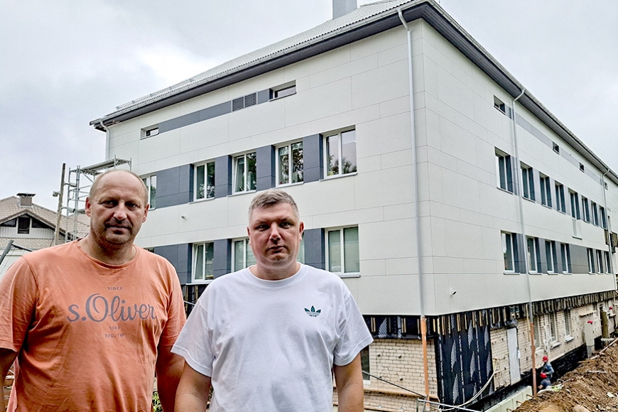 Limbažu poliklīnikas ēkas siltināšana tuvojas noslēgumam
