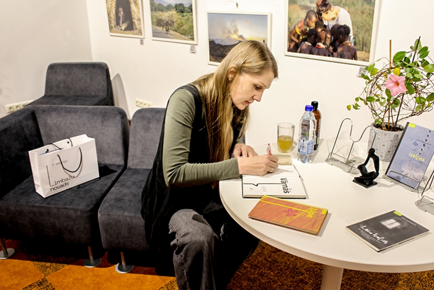 Limbažos viesojas rakstniece Laura Vinogradova