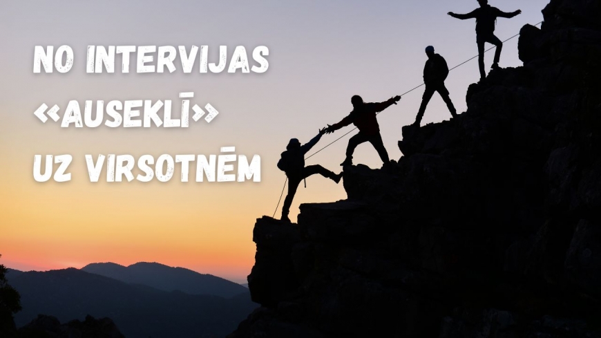 No intervijas «Auseklī» uz virsotnēm