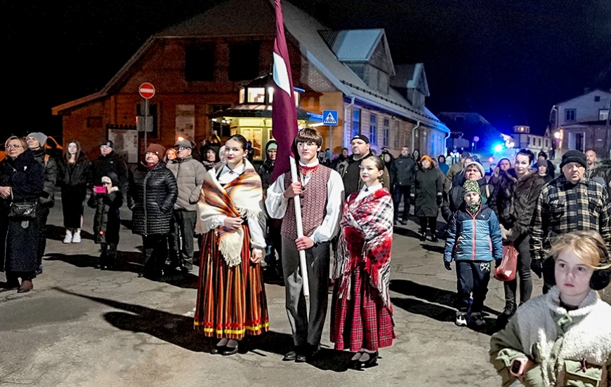 Novadā atzīmēja Lāčplēša dienu