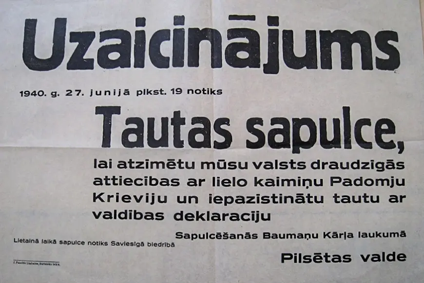 Limbaži, 1940. gada 27. jūnijs – demokrātijas mācību stunda