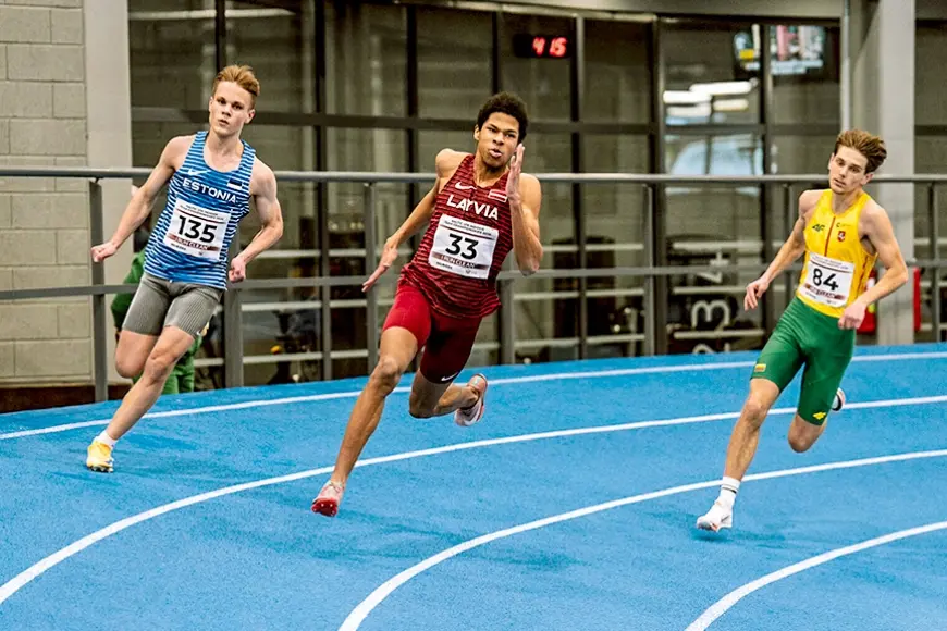 Aleks Ajibola Dezmonds – divkārtējs Baltijas čempions 60 m un 200 m