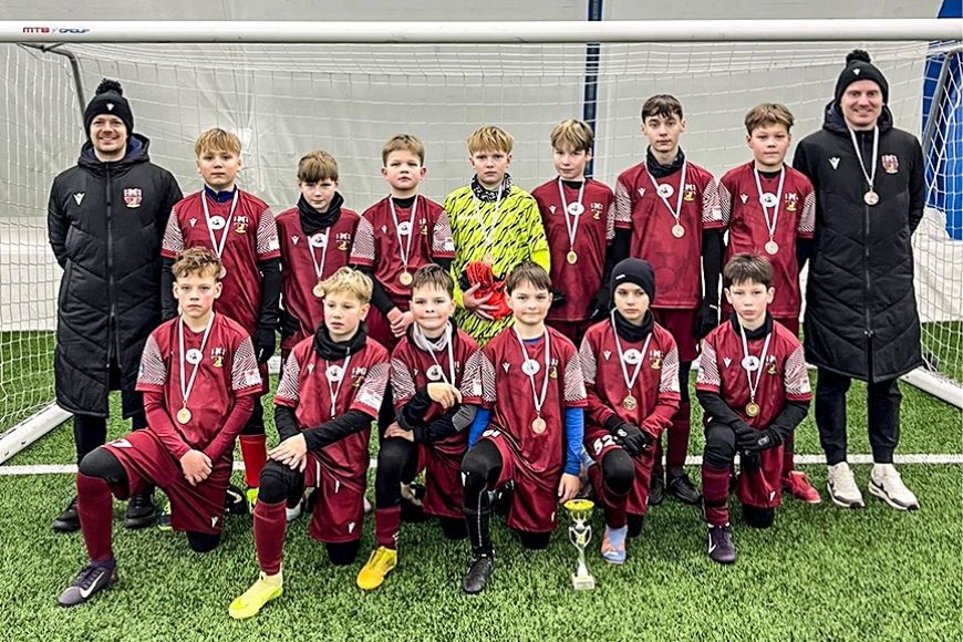 Mazie futbolisti pārved bronzas godalgas no turnīra «Poseidon Cup» Pērnavā