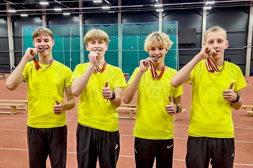 U16 grupas vieglatlēti izcīna godalgas Latvijas čempionātā