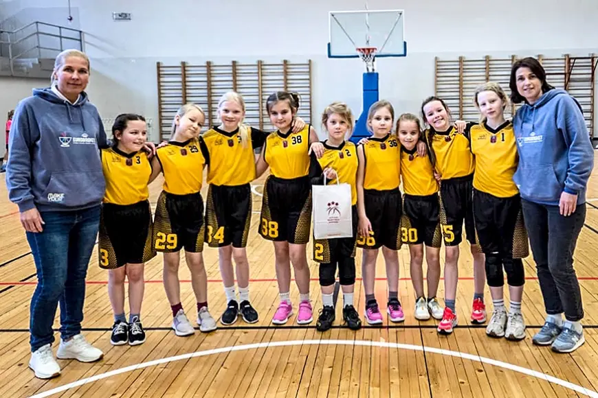 Basketbola turnīrā «Mini kauss» sacenšas U10 grupas meitenes
