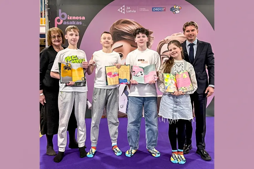 Limbažu vidusskolas sestklasniekiem godalgas konkursā «Biznesa pasakas»