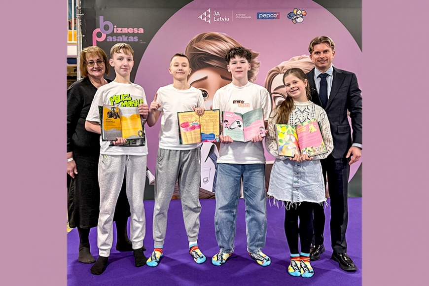 Limbažu vidusskolas sestklasniekiem godalgas konkursā «Biznesa pasakas»