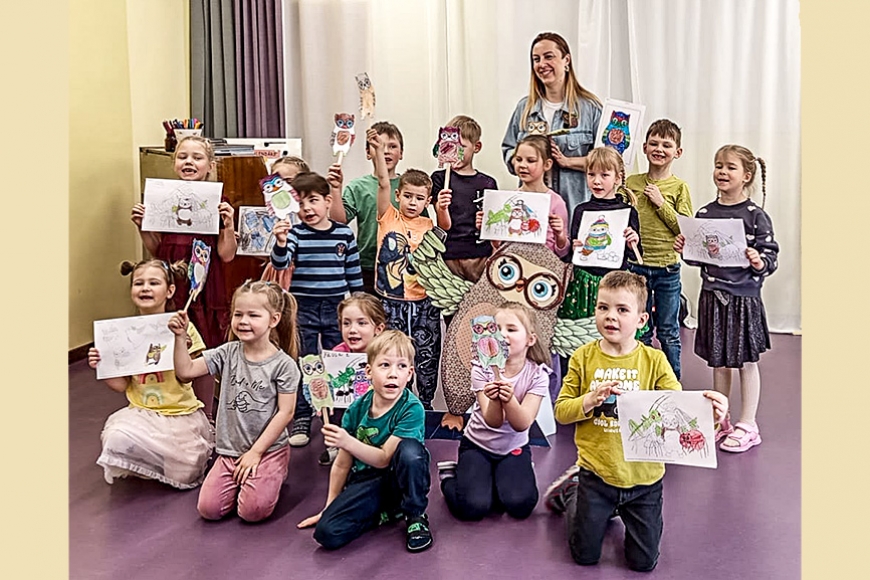 Rakstniece Zane Zusta iedvesmo «Aģupītes» audzēkņus