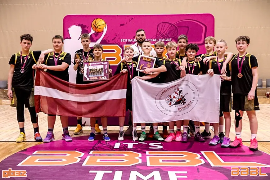 U13 basketbolisti izcīna bronzu Baltijas basketbola līgā