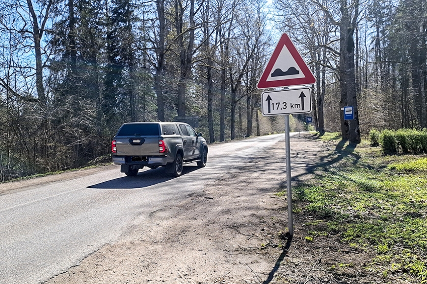 Ceļš Vidriži–Ragana nelīdzens 17,3 km garumā