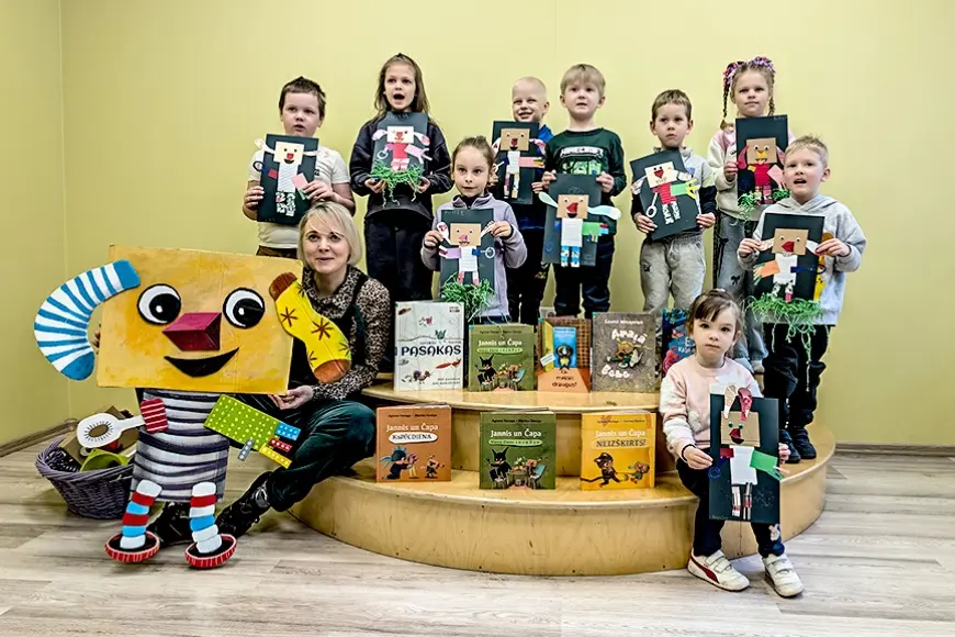 Mazie ainažnieki tiekas ar ilustratori Marinu Heniņu