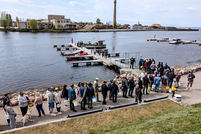 Reņģēdāji Salacgrīvā atkal ielīksmoti