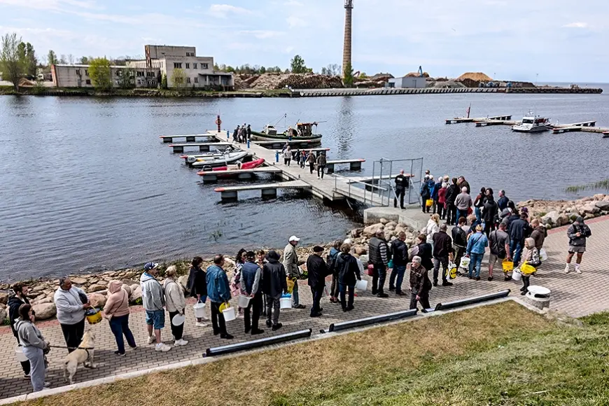 Reņģēdāji Salacgrīvā atkal ielīksmoti