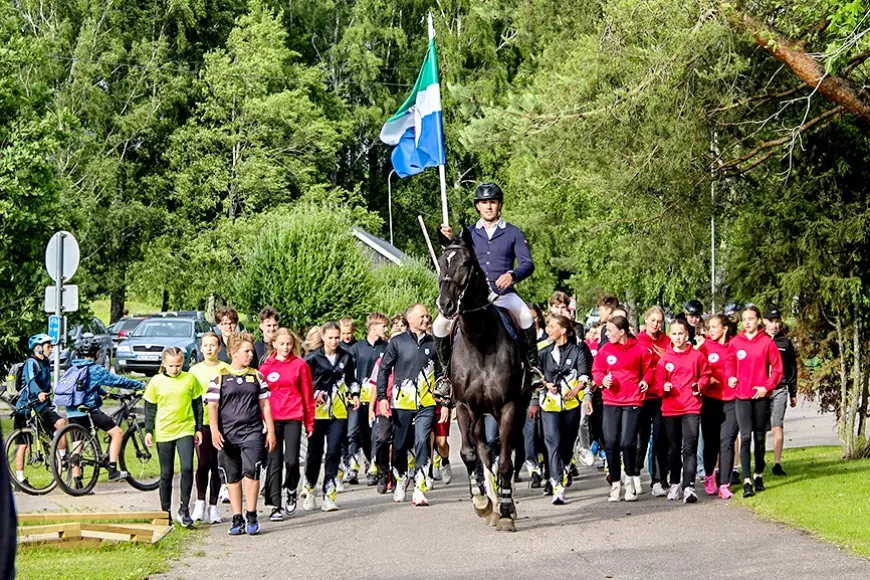 Limbaži – olimpiskās lāpas ceļā, novada sportisti – Latvijas Jaunatnes olimpiādē