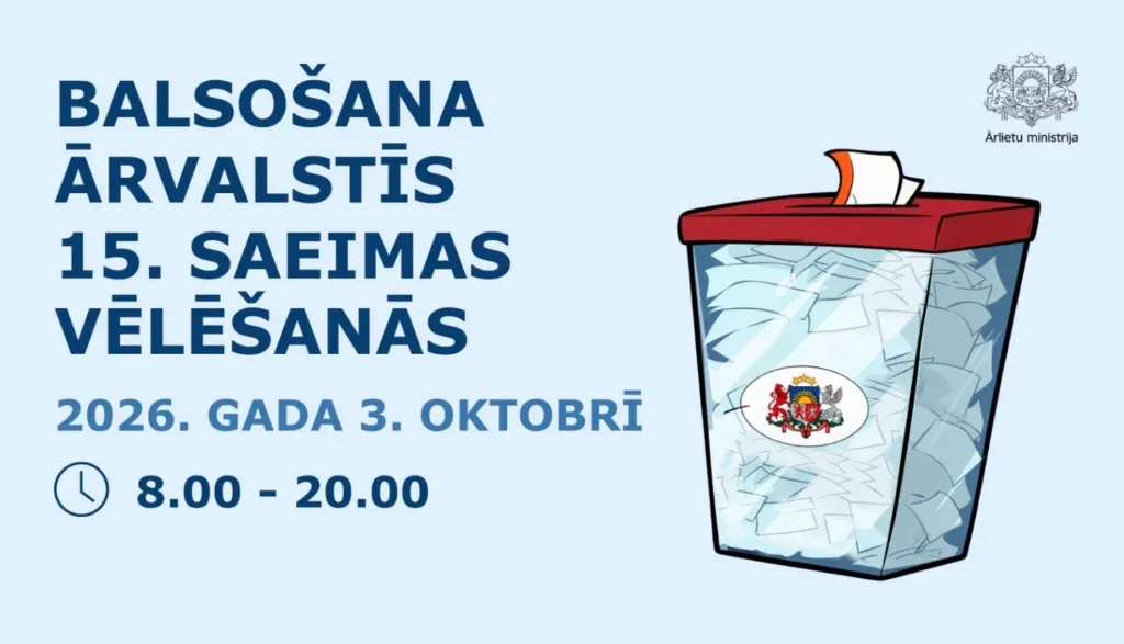 2026. gada Saeimas vēlēšanu norise ārvalstīs