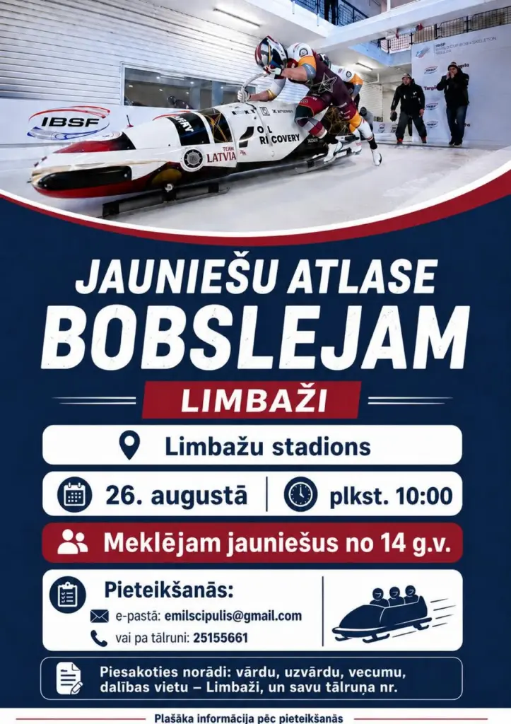 Jauniešu atlase bobslejam
