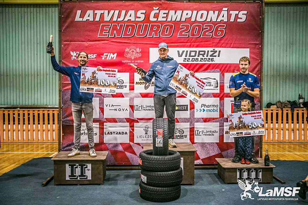 Vidrižos aizvadīts Latvijas čempionāta enduro trešais posms