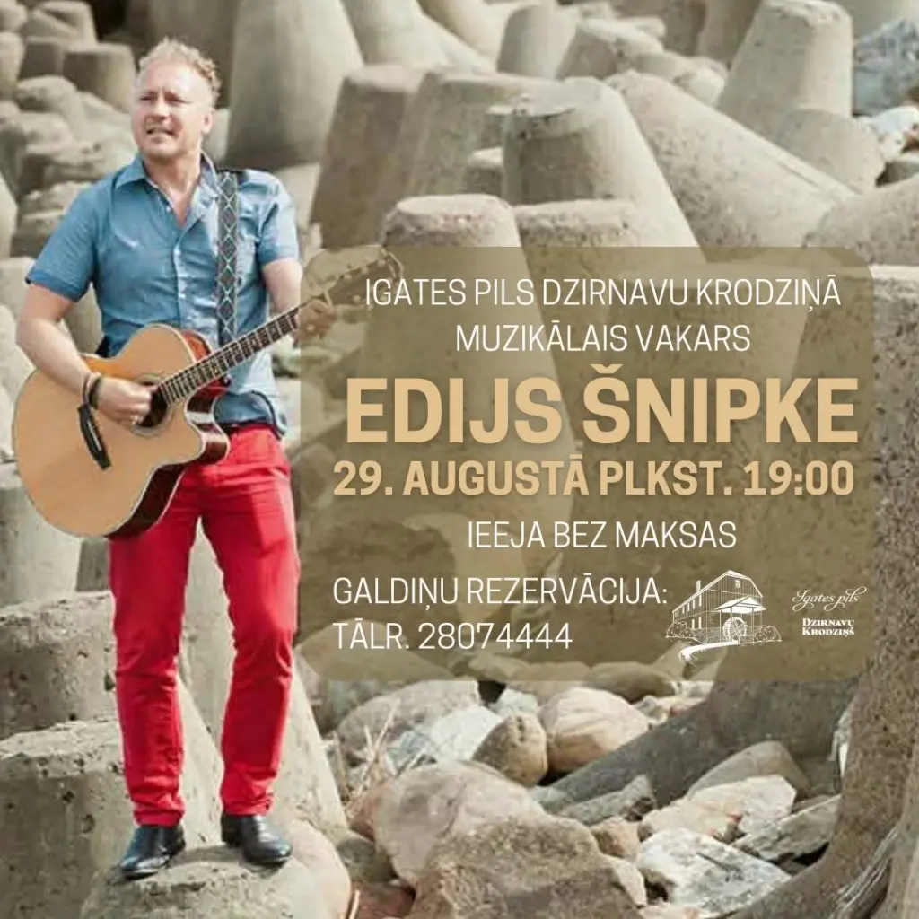Muzikāls vakars ar Ediju Šnipki