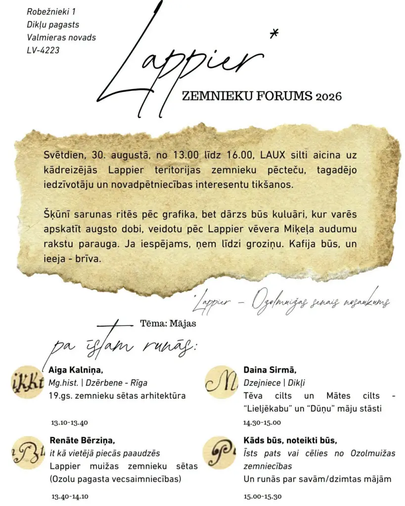 Lappier zemnieku forums