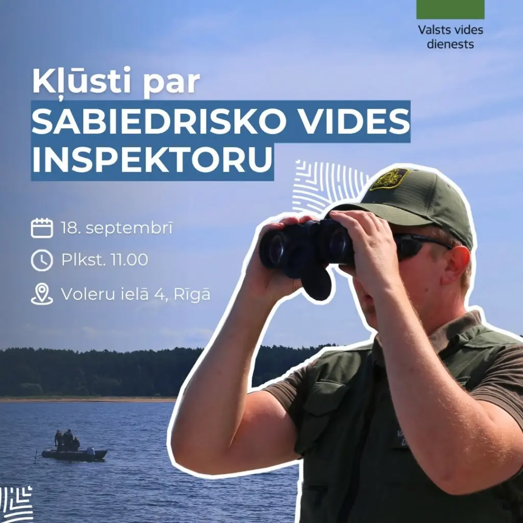 VVD aicina pieteikties sabiedrisko vides inspektoru atestācijai