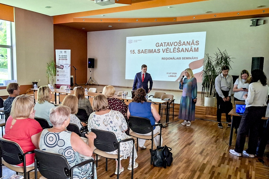 Limbažos aizvadīts CVK rīkots reģionālais seminārs