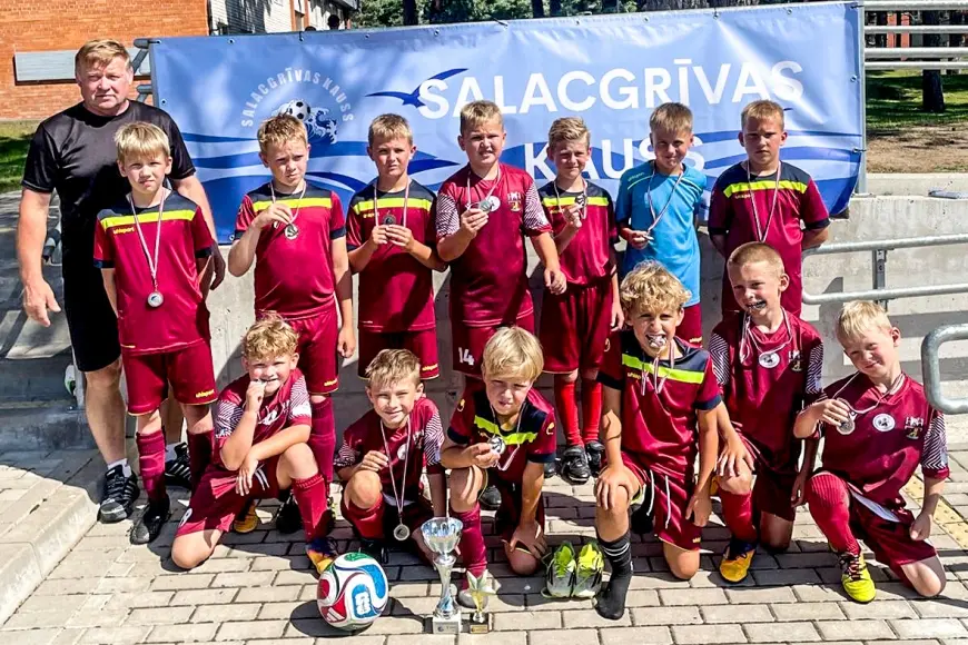 «Salacgrīvas kauss» pulcē jaunos futbolistus no Latvijas un Igaunijas
