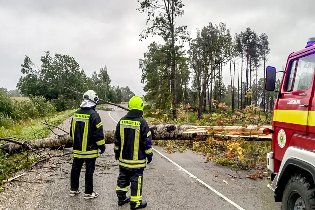 Nedēļas nogales postošie laikapstākļi Latvijā un mūspusē