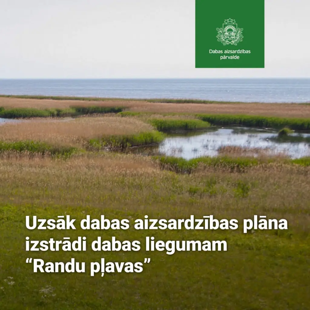 Dabas liegumam «Randu pļavas» sākta dabas aizsardzības plāna izstrāde